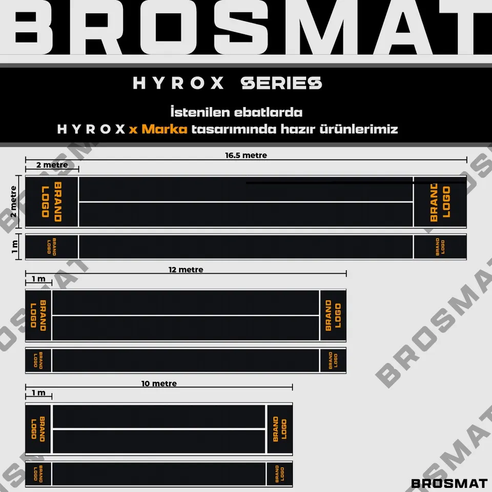 HYROX Series hazır tasarımlar ve ölçüleri